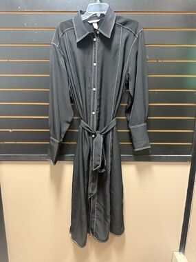 H&M | Dresses | Hm Deep Blue Long Sleeve Maxi Dress | Poshmark